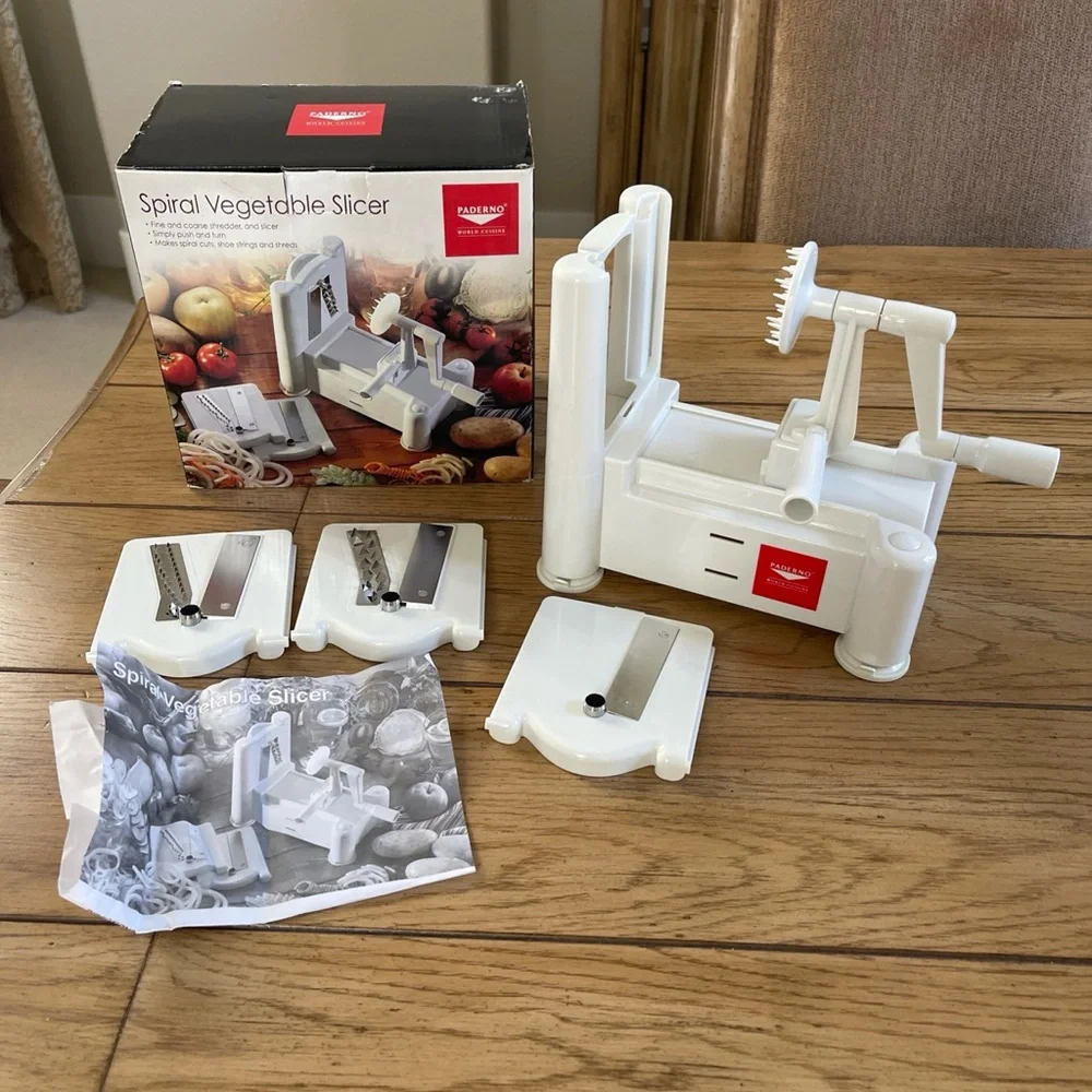 Spiral Vegetable Slicer Cutter Shreds by Paderno World cuisine